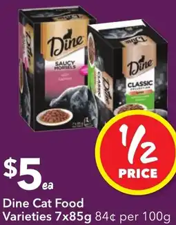Ritchies Dine cat food offer