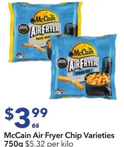 Ritchies Mccain air fryer chip offer