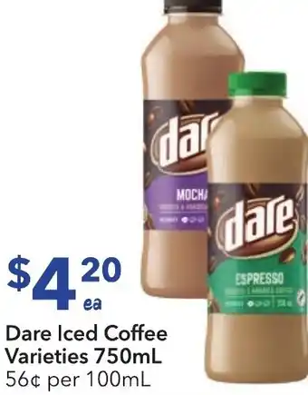 Ritchies Dare iced coffee offer