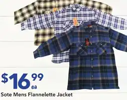 Sote Mens Flannelette Jacket