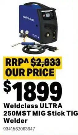 Mitre 10 Weldclass ultra 250mst mig stick tig offer