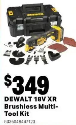 Mitre 10 Dewalt 18v xr brushless multi- tool kit offer