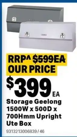 Mitre 10 Storage geelong offer