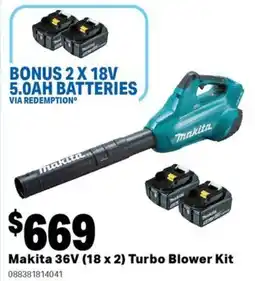 Mitre 10 Makita turbo blower kit offer