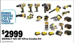 Mitre 10 Dewalt combo kit offer