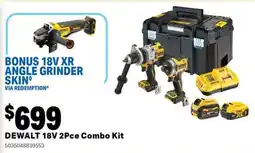 Mitre 10 Dewalt 18v 2pce combo kit offer