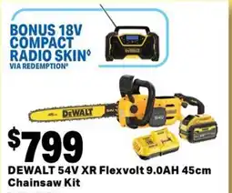Mitre 10 Dewalt flexvolt chainsaw kit offer