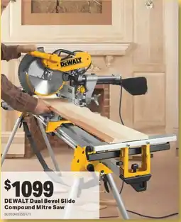 Mitre 10 Dual bevel slide compound mitre saw offer