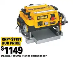 Mitre 10 Planer thicknesser offer