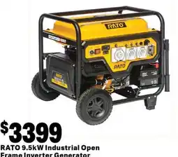 Mitre 10 Industrial open frame inverter generator offer