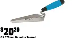 Mitre 10 Gauging trowel offer