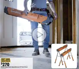 Mitre 10 Bora adjustable speedhorse xt twin pack offer