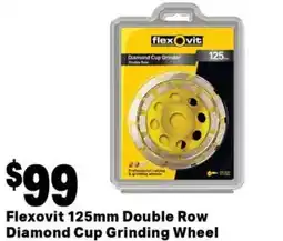 Mitre 10 Double row diamond cup grinding wheel offer