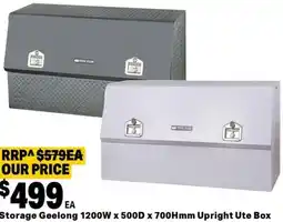 Mitre 10 Storage geelong upright ute box offer