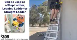 Mitre 10 Leaning ladder or straight ladder offer