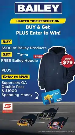 Mitre 10 Bailey Hoodie offer