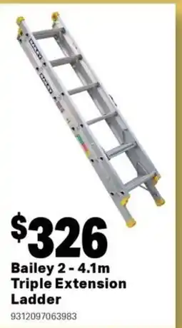 Mitre 10 Triple extension ladder offer