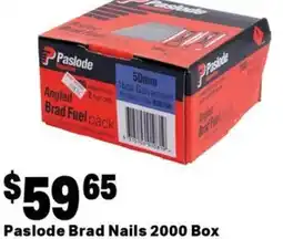 Mitre 10 Paslode brad nails offer