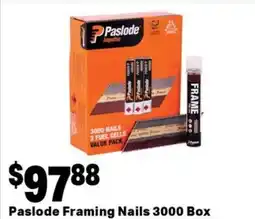 Mitre 10 Paslode framing nails offer