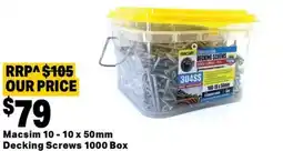 Mitre 10 Decking screw's offer