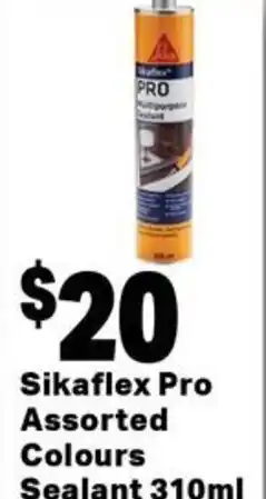 Mitre 10 Sikaflex pro assorted colours sealant offer