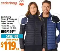 Anaconda Men's & women's super goose down jacket offer