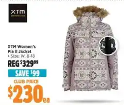 Anaconda Xtm women's pia ii jacket offer