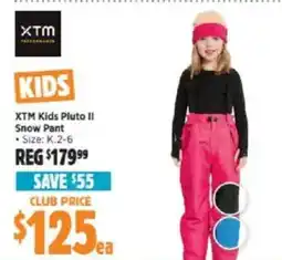 Anaconda Xtm kids pluto ii snow pant offer