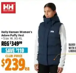 Anaconda Helly hansen women's adore puffy vest offer