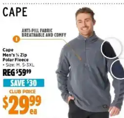 Anaconda Men's ½ zip polar fleece offer