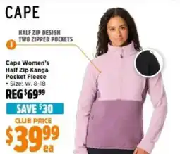 Anaconda Half zip design two zipped pockets offer