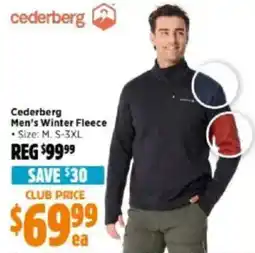 Anaconda Men's winter fleece offer