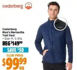 Anaconda Men's merinolite trail vest offer