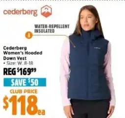 Anaconda Women's hooded down vest offer