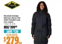 Anaconda Women's roam down hooded long offer