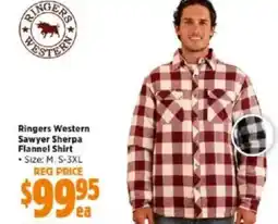 Anaconda Sawyer sherpa flannel shirt offer