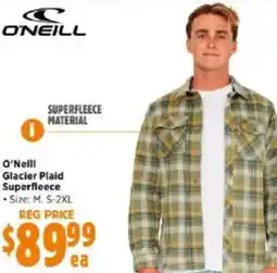 Anaconda Glacier plaid superfleece offer