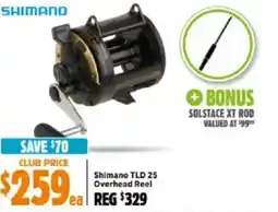 Anaconda Shimano tld 25 overhead reel offer