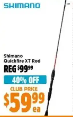 Anaconda Shimano quickfire xt rod offer