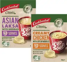 Coles Continental Cup a Soup 2 Serves 50g-75g offer