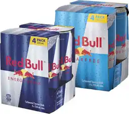 Coles Red Bull Energy Drink 4x250mL offer