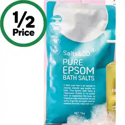 Salts & Co. Pure Epsom Bath Salts 1kg