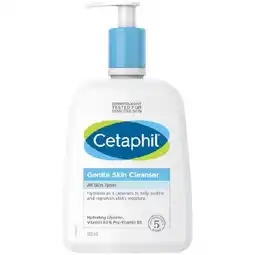 Woolworths Cetaphil Gentle Skin Cleanser, for Face & Body Care 500ml offer