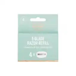 Woolworths Thanks To Nature 5 Blade Razor Refill Pk 4 offer
