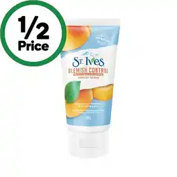 Woolworths St Ives Facial Scrub Apricot Blemish Control 150ml offer