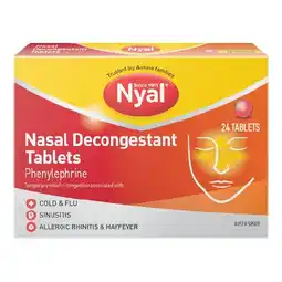 Woolworths Nyal Nasal Decongestant Relief Pk 24 offer