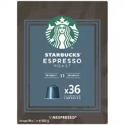 Woolworths Starbucks by Nespresso Coffee Pods Pk 36 offer