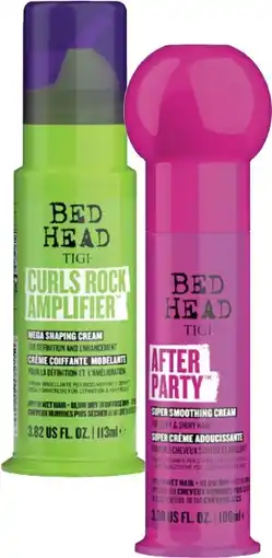Coles Tigi Bed Head After Party Hair Cream 100mL or Curls Rock Amplifier 113mL offer