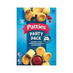 Woolworths Patties Party Pies 1.25 kg or Combo Pack 1 kg – From the Freezer offer