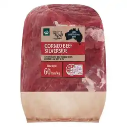 Woolworths Australian Corned Beef Silverside offer